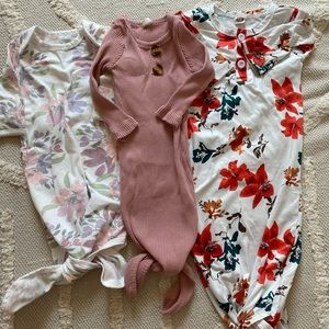 Knotted Baby Gown Bundle